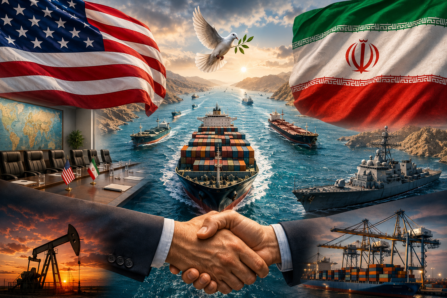 مذاکرات شروع، ایران کا آبنائے ہرمز کھولنے کا عندیہ